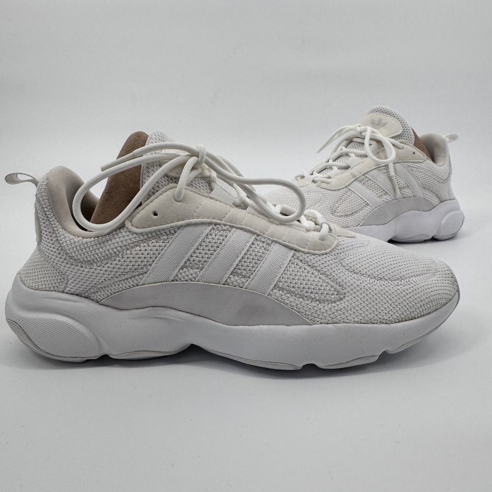 Adidas Haiwee EF3805 Cloud White Athletic Running Shoes Sneakers Mens Size 10